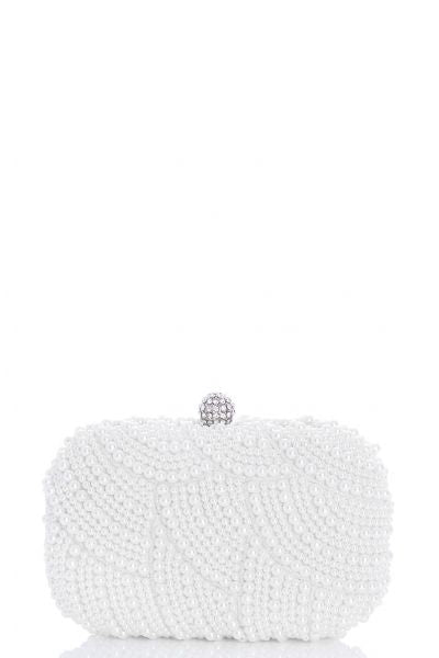 White Pearl Box Bag